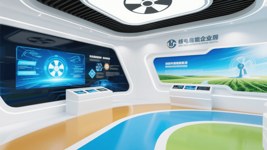 核电企业展厅设计：以科技赋能清洁能源展厅打造行业标杆产品展示